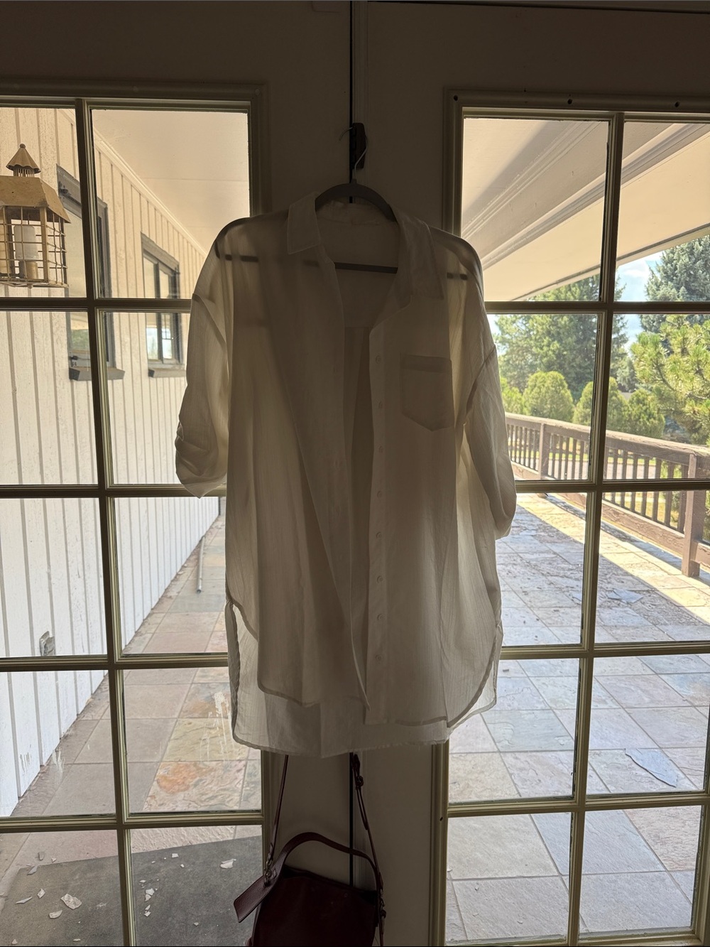 Breezy Button Up Tunic Dress - Picture 5 of 5